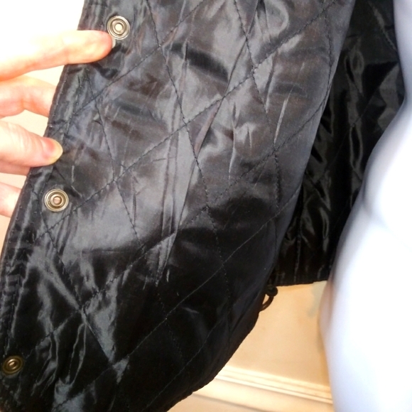 Diamond Plate Black Pieced Leather Biker Vest - Picture 6 of 8